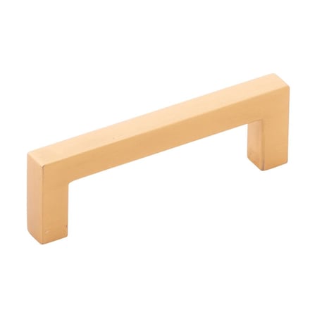 Gan Eden 3 in. Center-to-Center Style Pull, Brushed Gold Brass GA1559609